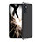 Hard Rigid Plastic Matte Finish Front and Back Cover Case 360 Degrees for Samsung Galaxy M13 4G Silver and Black