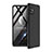 Hard Rigid Plastic Matte Finish Front and Back Cover Case 360 Degrees for Samsung Galaxy M31s Black