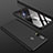 Hard Rigid Plastic Matte Finish Front and Back Cover Case 360 Degrees for Samsung Galaxy M40 Black