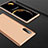 Hard Rigid Plastic Matte Finish Front and Back Cover Case 360 Degrees for Samsung Galaxy Note 10 Gold