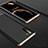 Hard Rigid Plastic Matte Finish Front and Back Cover Case 360 Degrees for Samsung Galaxy Note 10 Gold and Black