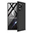 Hard Rigid Plastic Matte Finish Front and Back Cover Case 360 Degrees for Samsung Galaxy Note 20 Ultra 5G Black