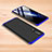 Hard Rigid Plastic Matte Finish Front and Back Cover Case 360 Degrees for Xiaomi Mi 9 Pro Blue and Black