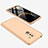 Hard Rigid Plastic Matte Finish Front and Back Cover Case 360 Degrees for Xiaomi Pocophone F1 Gold