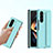 Hard Rigid Plastic Matte Finish Front and Back Cover Case 360 Degrees HD1 for Samsung Galaxy Z Fold5 5G