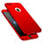 Hard Rigid Plastic Matte Finish Front and Back Cover Case 360 Degrees M01 for Apple iPhone 7 Plus Red