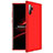 Hard Rigid Plastic Matte Finish Front and Back Cover Case 360 Degrees M01 for Samsung Galaxy Note 10 Plus Red