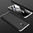 Hard Rigid Plastic Matte Finish Front and Back Cover Case 360 Degrees M01 for Xiaomi Redmi 8A Silver and Black