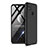 Hard Rigid Plastic Matte Finish Front and Back Cover Case 360 Degrees M01 for Xiaomi Redmi 9C NFC Black