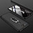 Hard Rigid Plastic Matte Finish Front and Back Cover Case 360 Degrees P01 for Huawei Honor View 20 Black