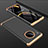 Hard Rigid Plastic Matte Finish Front and Back Cover Case 360 Degrees P01 for Huawei Mate 30 5G Gold and Black