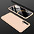 Hard Rigid Plastic Matte Finish Front and Back Cover Case 360 Degrees P01 for Huawei Nova 5 Pro Gold