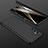 Hard Rigid Plastic Matte Finish Front and Back Cover Case 360 Degrees P01 for Samsung Galaxy M13 4G Black