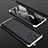 Hard Rigid Plastic Matte Finish Front and Back Cover Case 360 Degrees P01 for Xiaomi Poco F2 Pro Silver and Black