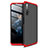 Hard Rigid Plastic Matte Finish Front and Back Cover Case 360 Degrees P02 for Huawei Honor 20 Red and Black