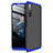 Hard Rigid Plastic Matte Finish Front and Back Cover Case 360 Degrees P02 for Huawei Honor 20S Blue and Black