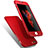 Hard Rigid Plastic Matte Finish Front and Back Cover Case 360 Degrees Q01 for Apple iPhone 6 Red