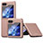 Hard Rigid Plastic Matte Finish Front and Back Cover Case 360 Degrees QH4 for Samsung Galaxy Z Flip5 5G Rose Gold