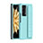 Hard Rigid Plastic Matte Finish Front and Back Cover Case 360 Degrees SD1 for Huawei Honor Magic V2 5G Cyan