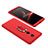 Hard Rigid Plastic Matte Finish Front and Back Cover Case 360 Degrees with Finger Ring Stand for Xiaomi Redmi Note 5 Indian Version Red