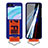 Hard Rigid Plastic Matte Finish Front and Back Cover Case 360 Degrees Z02L for Samsung Galaxy Z Flip5 5G