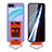 Hard Rigid Plastic Matte Finish Front and Back Cover Case 360 Degrees Z02L for Samsung Galaxy Z Flip5 5G