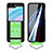 Hard Rigid Plastic Matte Finish Front and Back Cover Case 360 Degrees Z02L for Samsung Galaxy Z Flip5 5G Black