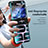 Hard Rigid Plastic Matte Finish Front and Back Cover Case 360 Degrees ZL1 for Samsung Galaxy Z Flip5 5G