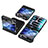 Hard Rigid Plastic Matte Finish Front and Back Cover Case 360 Degrees ZL1 for Samsung Galaxy Z Flip5 5G