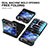 Hard Rigid Plastic Matte Finish Front and Back Cover Case 360 Degrees ZL1 for Samsung Galaxy Z Flip5 5G