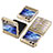 Hard Rigid Plastic Matte Finish Front and Back Cover Case 360 Degrees ZL1 for Samsung Galaxy Z Flip5 5G Gold