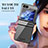 Hard Rigid Plastic Matte Finish Front and Back Cover Case 360 Degrees ZL10 for Samsung Galaxy Z Flip5 5G