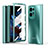 Hard Rigid Plastic Matte Finish Front and Back Cover Case 360 Degrees ZL2 for Oppo Find N2 5G Green