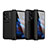 Hard Rigid Plastic Matte Finish Front and Back Cover Case 360 Degrees ZL4 for Oppo Find N2 5G