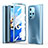 Hard Rigid Plastic Matte Finish Front and Back Cover Case 360 Degrees ZL5 for Huawei Mate X2 Blue