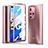 Hard Rigid Plastic Matte Finish Front and Back Cover Case 360 Degrees ZL5 for Huawei Mate X2 Rose Gold