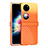 Hard Rigid Plastic Matte Finish Front and Back Cover Case 360 Degrees ZL5 for Huawei P60 Pocket Orange