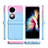 Hard Rigid Plastic Matte Finish Front and Back Cover Case 360 Degrees ZL5 for Huawei Pocket S