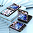 Hard Rigid Plastic Matte Finish Front and Back Cover Case 360 Degrees ZL5 for Samsung Galaxy Z Flip5 5G