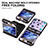 Hard Rigid Plastic Matte Finish Front and Back Cover Case 360 Degrees ZL5 for Samsung Galaxy Z Flip5 5G