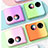 Hard Rigid Plastic Matte Finish Front and Back Cover Case 360 Degrees ZL6 for Huawei Pocket S