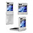 Hard Rigid Plastic Matte Finish Front and Back Cover Case 360 Degrees ZL7 for Samsung Galaxy Z Flip5 5G