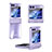 Hard Rigid Plastic Matte Finish Front and Back Cover Case 360 Degrees ZL7 for Samsung Galaxy Z Flip5 5G