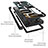 Hard Rigid Plastic Matte Finish Front and Back Cover Case 360 Degrees ZL7 for Samsung Galaxy Z Fold5 5G