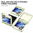 Hard Rigid Plastic Matte Finish Front and Back Cover Case 360 Degrees ZL9 for Samsung Galaxy Z Flip5 5G