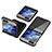 Hard Rigid Plastic Matte Finish Front and Back Cover Case 360 Degrees ZL9 for Samsung Galaxy Z Flip5 5G Black