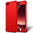 Hard Rigid Plastic Matte Finish Front and Back Snap On Case 360 Degrees D01 for Apple iPhone 7 Plus Red