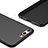 Hard Rigid Plastic Matte Finish Snap On Case for Huawei P10 Black