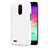 Hard Rigid Plastic Matte Finish Snap On Case for LG K10 (2017) White