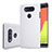 Hard Rigid Plastic Matte Finish Snap On Case for LG V20 White